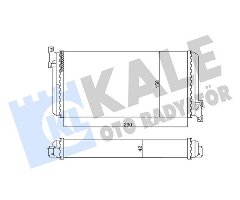 KALORIFER RADYATORU MERCEDES W201 90 93