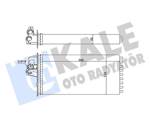 KALORIFER RADYATORU MERCEDES VITO W638 96 03