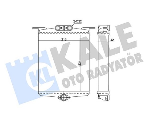 KALORIFER RADYATORU MERCEDES S-CLASS W140 91 98 SASI NO: A133638