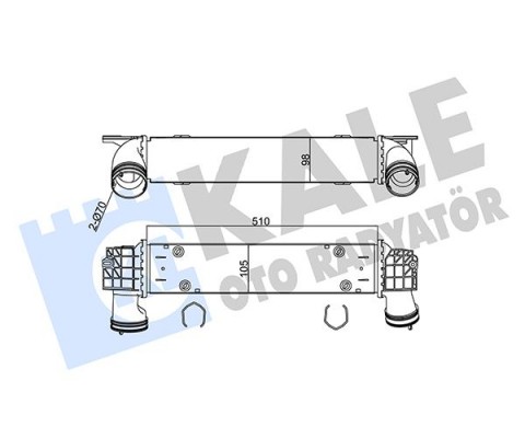 TURBO RADYATORU BMW N47N E90 E92 E93 E84