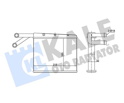 KALORIFER RADYATORU MERCEDES SPRINTER B901 B904 95 06