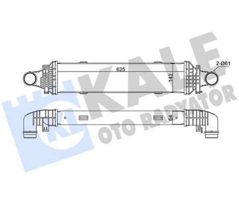 TURBOSARJ RADYATORU MERCEDES W204 S204 C204 C218 W212 C207 X204