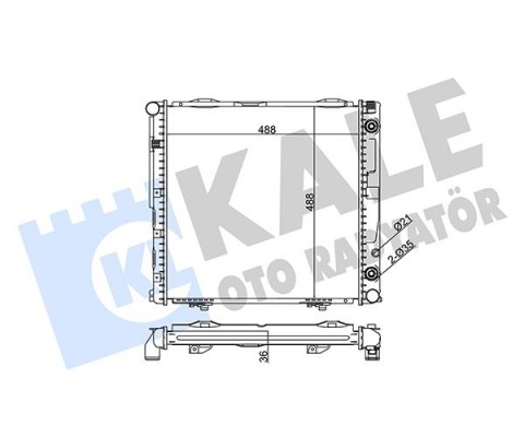 MOTOR SU RADYATORU MERCEDES W124 S124 C124 A124 KLIMALI / OTOMATIK SANZIMAN