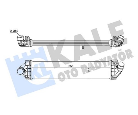 TURBO RADYATORU FOCUS II FOCUS II CMAX 1.6TDCI 1.8TDCI 2.0TDCI 04 08 CMAX 1.6TDCI 2.0TDCI 07