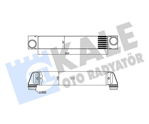 TURBO RADYATORU BMW N52 M57 E60 E61