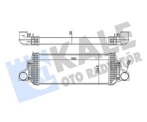 TURBOSARJ RADYATORU MERCEDES X164 W164 W251