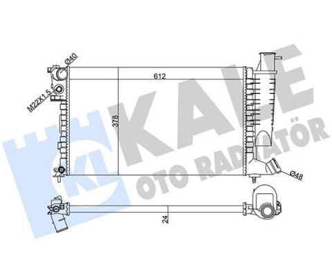 RADYATÖR AL/MKNK XSARA 1.4-1.6-1.8-2.0 98 00-ZX92 -PEUGEOT 306 1.4-1.6-1.8 97 98