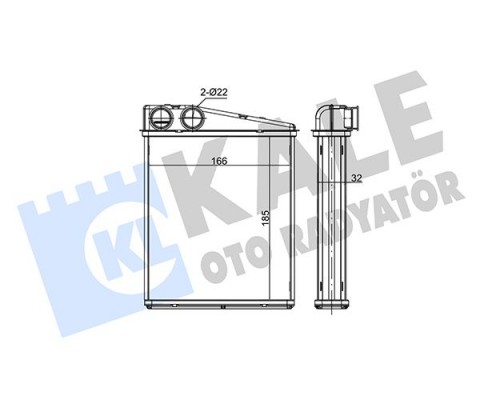 KALORIFER RADYATORU MERCEDES W169 W245 . MINI R55 R56 R60