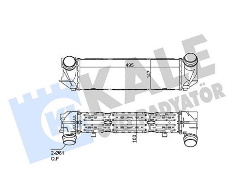 TURBO RADYATORU BMW N53 N20 F10 F11