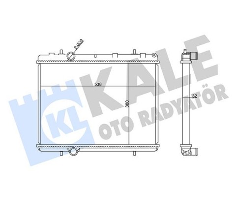 RADYATÖR PEUGEOT 307 YM-3008 RCZ-PARTNER TEPE BERLINGO III-308-5008-C4-C4 II DS4-C4 PICASSO DS5 C5