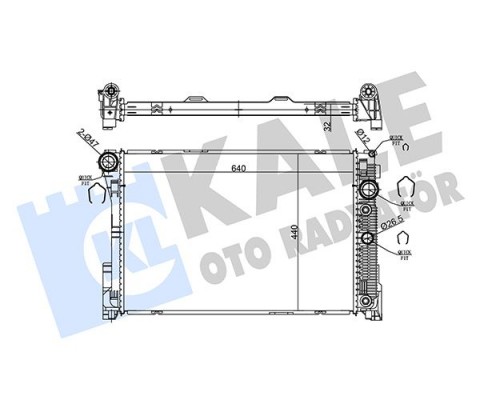 MOTOR SU RADYATORU MERCEDES GLK-CLASS X204 08 15 W204 C63 AMG 08 14