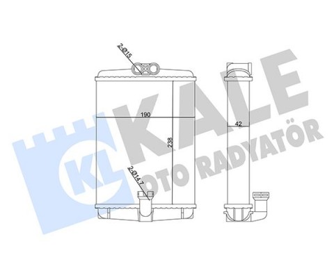 KALORIFER RADYATORU MERCEDES W210 W220 C215 R170 C208 A208