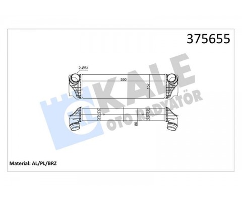 TURBO RADYATORU BMW N54 N55 F10 F11 F01 F07