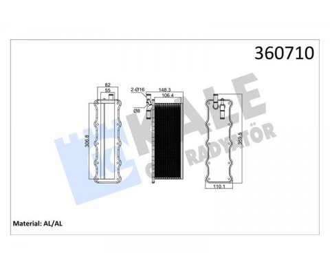 INTERCOOLER AUDI A3 1.4TFSI-SEAT IBIZA-LEON SKODA FABIA-OCTAVIA-VOLKSWAGEN POLO-JETTA 1.2TSI CJZA -G OLF VI-VII-PASSAT-TIGUAN 1.4TSI 15 20 CHPA CPTA PLAKA TİPİ BRAZING AL-AL 55MM TURBO RADYATÖRÜ