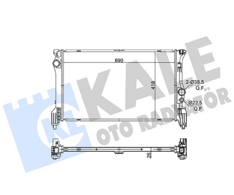 MOTOR SU RADYATORU MERCEDES VITO W447 14