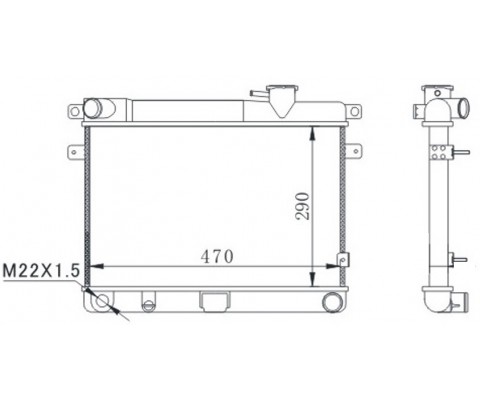 RADYATÖR M131 EM-YM 470x292x34 3 SIRA SÜPER