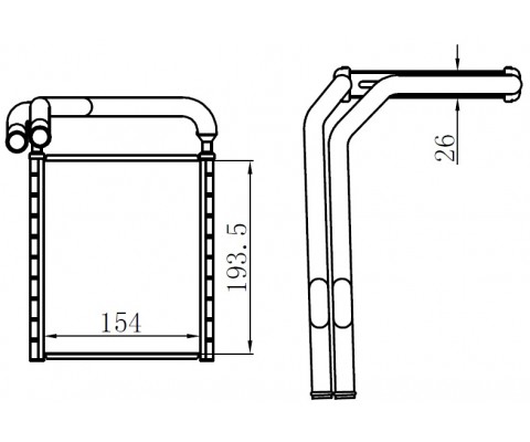 KALORİFER BRAZİNG RADYATOR 154X204X26 ACCENT BLUE 12 GENİŞ TİP