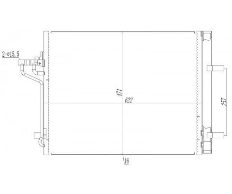 KLIMA RADYATORU FOCUS III 11 17 1.6 ECOBOOST C-MAX II 11 1.6 ECOBOOST -2.0 TDCI