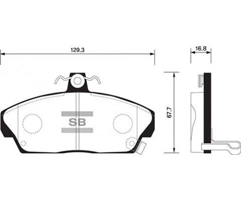 ÖN FREN BALATA HONDA CIVIC 1.6L D16 VTEC VTI 01-05 / 1.6L D16A Euro 96-99