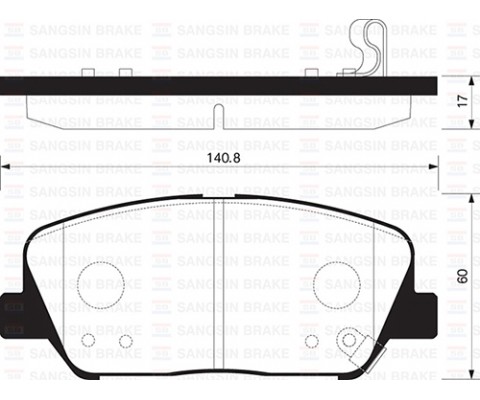 ÖN FREN BALATA HYUNDAI İ30 1.6L G4FD GDİ GAMMA 140hp 11- 1.4L 1.6L CRDi DİZEL 12- / KIA CEED 1.6L GDI benzinli 12- 1.4L 1.6L CRDi DİZEL 12- 15 jant için