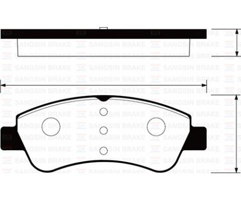 ÖN FREN BALATA OPEL CORSA F 19- / CROSSLAND 17- / CITROEN C2 03- / C3 09- / AIRCROSS 17- / C4 04- / C-ELYSEE 12- / XSARA 96-