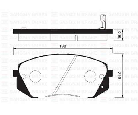 ÖN FREN BALATA HYUNDAI İX35 2.0L D4HA CRDİ dizel 136hp 10-15 / KIA SPORTAGE 2.0L D4EA D4HA dizel 06-15