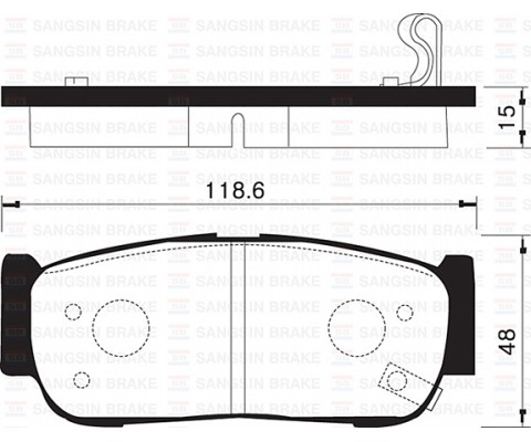 ARKA FREN BALATA HYUNDAI SANTAFE 2.0L CRDi 06-