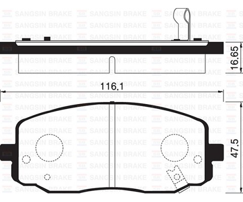 ÖN FREN BALATA HYUNDAI i10 1.1L CRDI 08- / KIA PICANTO 1.0L 1.1L 04-11