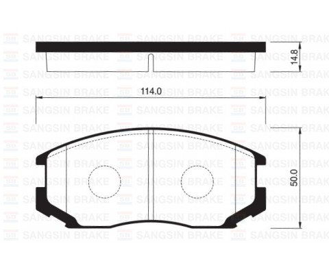 ÖN FREN BALATA DAIHATSU TERIOS 1.3L HCEJ K3-VE J100. J102 97-05