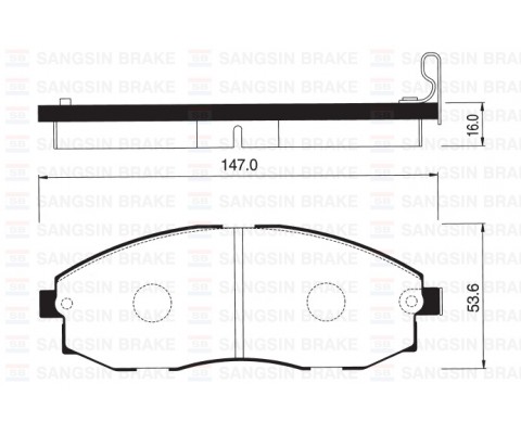 ÖN FREN BALATA HYUNDAI H100 STAREX 2.5L D4BH TC. TCI PANELVAN 96-07