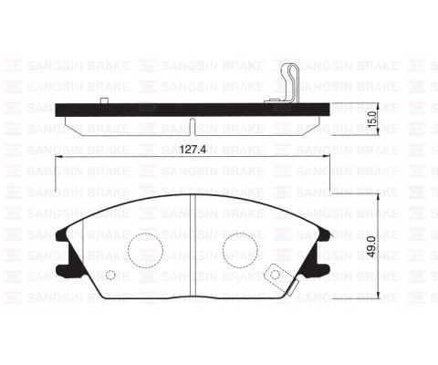 ÖN FREN BALATA HYUNDAI GETZ 1.1L 1.3L 1.4L benzinli 1.5L CRDi dizel 02-09 / ACCENT 1.3L 1.5L 1.6L benzinli 1.5L CRDi dizel 00-05 / EXCEL 90-95 / S COUPE 92-96