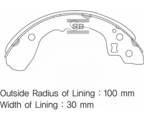 ARKA KAMPANA PABUÇ BALATA KIA RIO 1.5L A5D DOHC yumurta kasa 00-05 / 1.3L A3E SOHC yumurta kasa 00-05