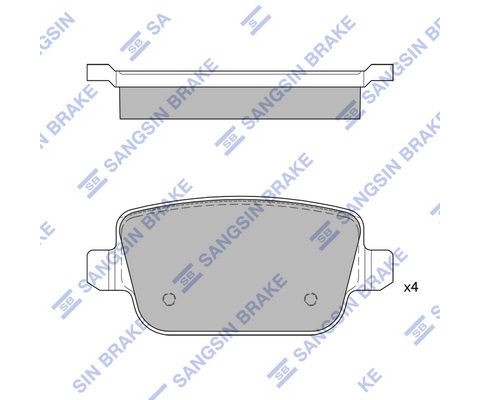 ARKA FREN BALATA LAND ROVER FREELANDER 06- / FORD MONDEO IV 07- / FOCUS II. GALAXY II. S-MAX / VOL VO S80 10- . XC70 07-