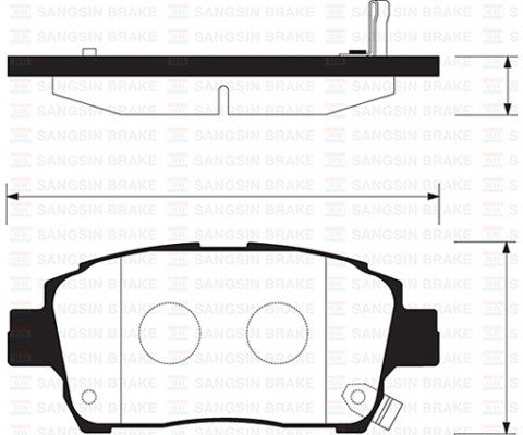 ÖN FREN BALATA TOYOTA YARIS 1.3L 2NZ-FE NCP10 japon üretim 99-02 abs li araçlar için