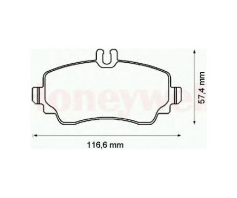 ÖN FREN BALATA MERCEDES A-CLASS W168 99-04