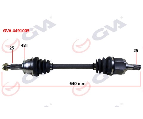 KOMPLE AKS SOL ACCENT ERA 06-12 1.4GL-1.6 GLS ABS Lİ 48DİŞ 640mm