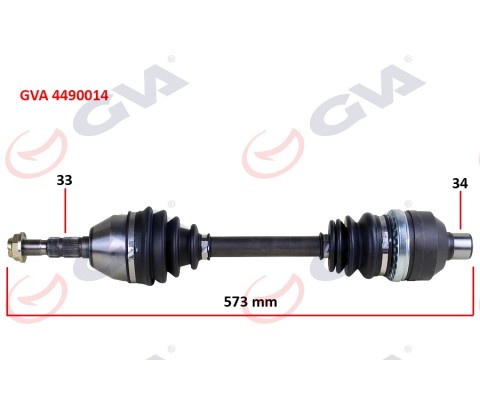 KOMPLE AKS SAĞ ASTRA H 1.3 CDTI 04 573mm