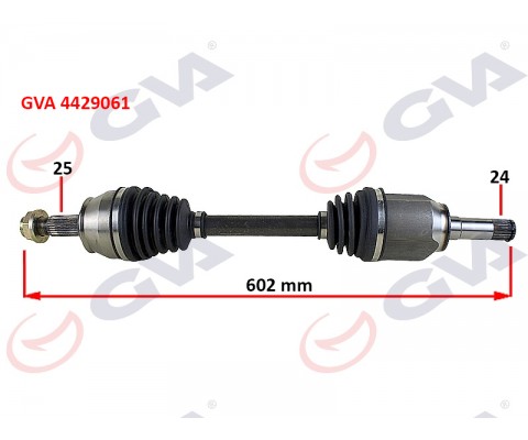 KOMPLE AKS SOL MİLLİ AKS LALE Lİ DOBLO 1.3 MJT 10 602mm