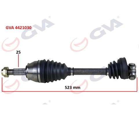 KOMPLE AKS SAĞ PALIO-ALBEA-DOBLO 1.3 MTJ 06 KISA TİP 523mm