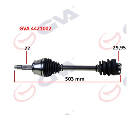 KOMPLE AKS SOL PALIO 1.2-1.4-1.6 16V AKS LALE SİZ 503mm