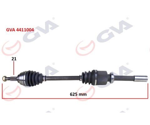 KOMPLE AKS SAĞ MEGANE II 1.6 16V 03-08 804mm AUTO.