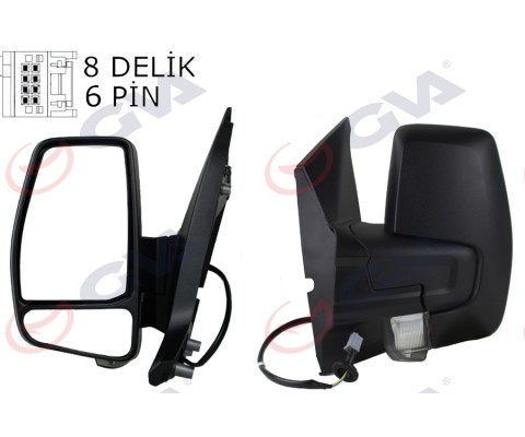 DIŞ DİKİZ AYNASI SOL TRANSİT CUSTOM V362 12 17 ELEKTİRİKLİ ISITMALI SİNYALLİ