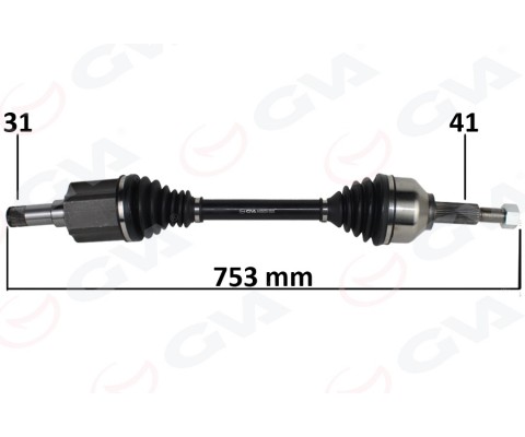 ON AKS KOMPLE SOL CUSTOM V362 2.0 ECOBLUE -2.2 TDCI 125 155 11 UZUN SASE