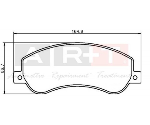 ON FREN BALATASI TRANSIT V348 06 14 A.CEKER 11 / VW AMAROK 2.0TDI 10 FİŞLİ