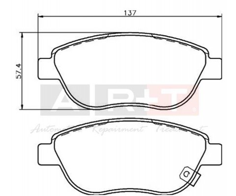 ÖN BALATA CORSA D BÜYÜK TİP 1.3 CDTI 07/06 FIAT 500 0.9 12 1.4 1.3D 12 1.6D12