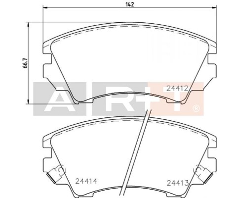 ÖN BALATA OPEL ASTRA J 12 14 INSIGNIA 08 11 ZAFIRA 11 SAAB 9.5 10 17 JANT GDB1783