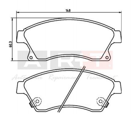 ÖN BALATA 15 INC ASTRA J 1.3 CDTI-1.4-1.4 TURBO-1.6 1.7 CDTİ 2.0CDTİ 10 AVEO 11 CRUZE 11