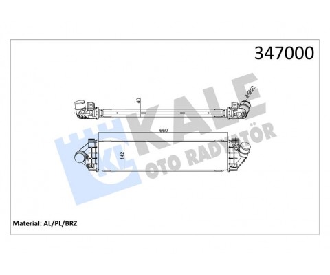 TURBO INTERCOOLER RADYATORU MONDEO IV 07 14 S MAX GALAXY 06 15 1.8TDCI 2.0TDCI KUGA 2.0TDCI 10 12 VOLVO S80 II S60 V70 III 1.6DRVIE 2.0TDI 10