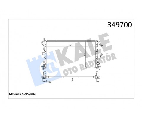 MOTOR SU RADYATORU AC FOCUS 2.0 98 05 KLIMALI MANUEL BRAEZING 600 348 26