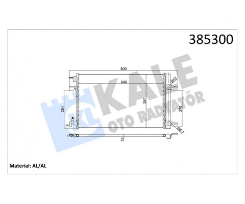 KLİMA KONDENSERİ RADYATÖRÜ - OTOMATİK ASTRA J-ZAFIRA C-CRUZE 1.4-1.6-1.7-2.0